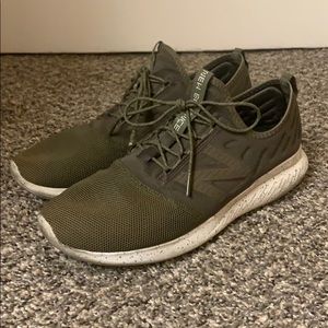 Forest Green New Balance Tennis Shoes